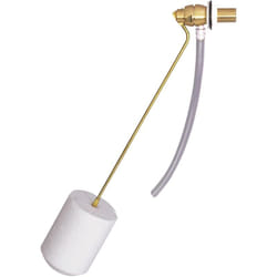 Chasse d'eau wc robinet flotteur à alimentation latérale F2 Wirquin 10724137, laiton