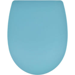 Wirquin - Abattant wc Marbella en thermoplastique, déclipsable et frein de chute 20724242, bleu