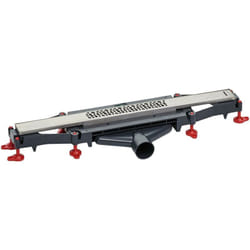 Wirquin - Caniveau douche à l'italienne So Line L500 mm avec grille Galet en inox 30724323, gris
