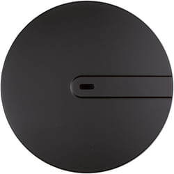 Wirquin - Dôme 118 mm en abs pour évacuation bonde de douche Slim+ 30724568, noir
