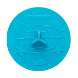 Bouchon universel frisby, pour baignoire, lavabo et évier Ø105 - Bleu turquoise Wirquin Pro