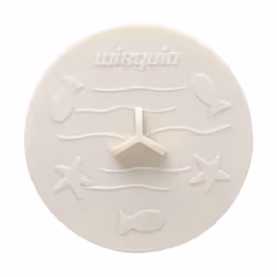 Présentation Bouchon universel FRISBY, pour baignoire, lavabo et évier Ø105 - Blanc cassé FRISBY est un bouchon en silicone c ...