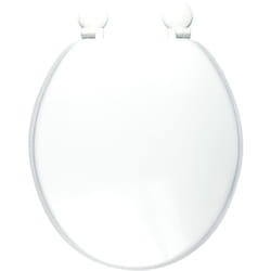 Wirquin - Abattant wc Woody Paramount avec charnières plastiques 21230001, blanc