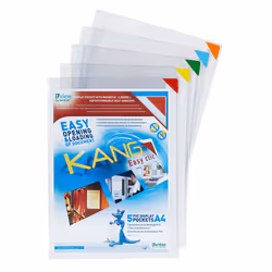Tarifold 194779, A4, Polyvinyl chloride (PVC), Transparent, France, 10 feuilles, 5 pièce(s)