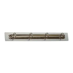 Reliure à 4 anneaux D. 40 mm aluminium approprié pour DIN A5 / DIN A4 / DIN A3