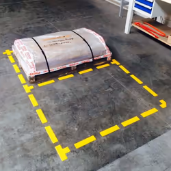 Tarifold 197204 ruban d'étanchéité Adapté à une utilisation à l'intérieur 0,1 m Polyvinyl chloride (PVC) Jaune