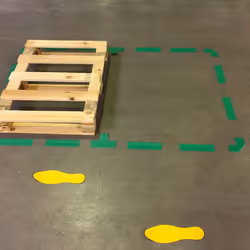 Tarifold 197305 ruban d'étanchéité Adapté à une utilisation à l'intérieur Polyvinyl chloride (PVC) Vert