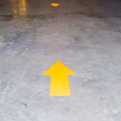 Tarifold 197404 ruban d'étanchéité Adapté à une utilisation à l'intérieur 0,2 m Polyvinyl chloride (PVC) Jaune