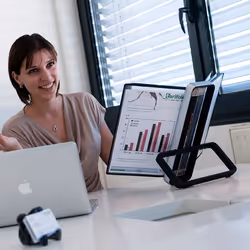 Tarifold VEO Desk porte-documents pivotant mural Bureau Portrait A4 - Vue supplémentaire 4