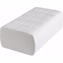 Pure ouate de cellulose, pliage en Z, 2 plis collés. Cartouche de 150 formats 216 x 230 mm. Conditionnement : colis de 25 car ...
