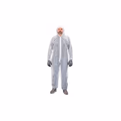 Idéale pour les manipulations sans risques. Combinaison multi-usage en polypropylène avec cagoule. Fermeture à zip. Elastique ...