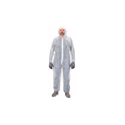 Mp Hygiene - Combinaison jetable en polypropylène blanche avec zip et cagoule - taille xxl - Maxiburo