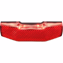 Éclairage arrière dynamo pour porte bagage Axa Blue line 50mm