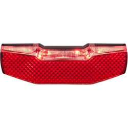 Éclairage arrière dynamo pour porte bagage Axa Blue line 50mm