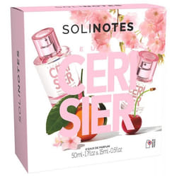 Coffret Eau de Parfum - Solinotes - Fleur de Cerisier - 50 ml + Spray 15 ml Offert - Fruité - Femme
