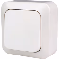 Bouton poussoir en saillie Celesta - Blanc Bouton poussoir en saillie Installation facile et rapide Couleur : blanc Certifié  ...