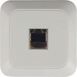 DIO - Prise téléphonique RJ45 en saillie Celesta - Blanc