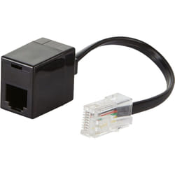 DIO - Adaptateur RJ45 (mâle) vers RJ11 (femelle) - Noir