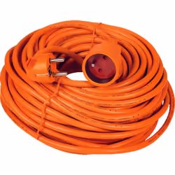 DIO - Prolongateur jardin 2P+Terre 16A HO5VV-F 3G1,5mm² 25m - Orange