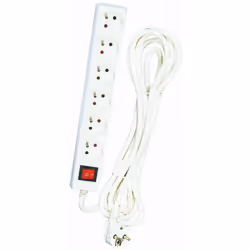 Description générale Bloc multiprise blanc avec interrupteur, idéal pour brancher tous vos appareils électriques. Equipé de 6 ...