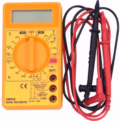 Caractéristiques du multimètre CAT II 250V 19 calibres - Dio : Modèle : multimètre Écran LCD avec 1999 points pour une lectur ...