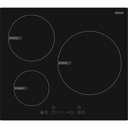 Sogelux - Table de cuisson 3 foyers induction PSI396N noire