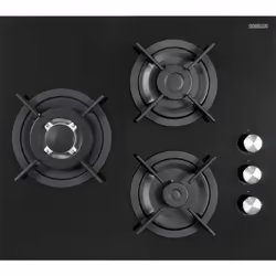 Modèle : PC518NF 3 feux Encastrement : L560 x H48 x P490 mm Couleur : Noir Provenance : U.E. Dimensions L/P/H : L594 x H55 x ...