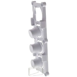 Bouton Lave-Linge poussoir Blanc (ensemble de 3 sur support) kuda - Listo
