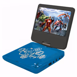 Lexibook DVDP6AV, Lecteur DVD pour enfants, 6 an(s), Noir, Bleu