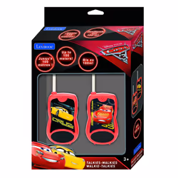 Lexibook Disney Cars - Talkie-Walkies, Talkie-walkie pour enfants, 3 an(s), Rouge, Multicolore