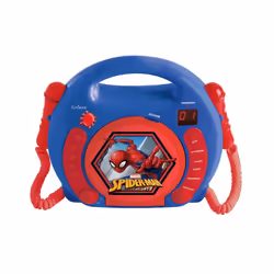 Lexibook Spiderman, Bleu, Rouge, Lecteur CD portable