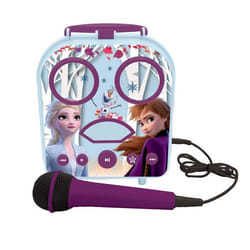 Karaoké enfant - LEXIBOOK - Mon Karaoke Secret Portable Reine des Neiges - Fonction karaoké et enceinte portable