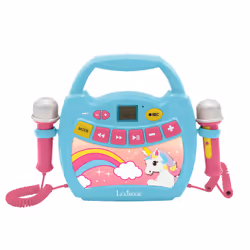 Lexibook MP300UNIZ, Avec fil, MicroSD (TransFlash), 3,5 mm, Batterie, C, Boutons