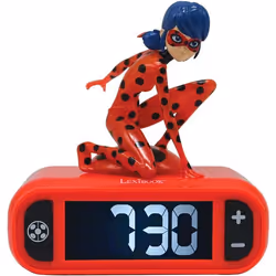 Réveil avec veilleuse Miraculous en 3D