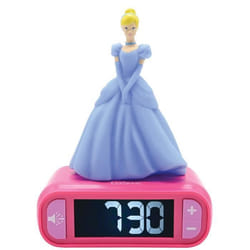 Réveil avec veilleuse Disney Princesses Cendrillon 3D