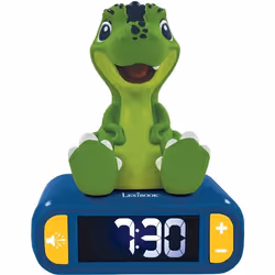 Réveil avec veilleuse Dinosaure en 3D