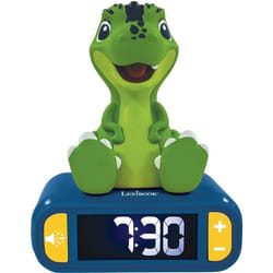 Réveil avec veilleuse Dinosaure en 3D