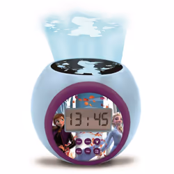 Lexibook RL977FZ, Réveil numérique, Disney Frozen 2, Anna, Elsa, Multicolore, Image, LCD