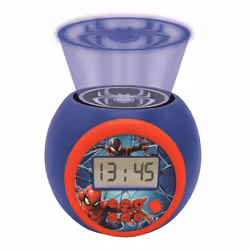 Lexibook RL977SP-00, Réveil numérique, Spider-Man, Spiderman Marvel Projector, Sphère, Multicolore, 24h