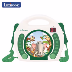 Lecteur CD portable avec 2 microphones Animaux
