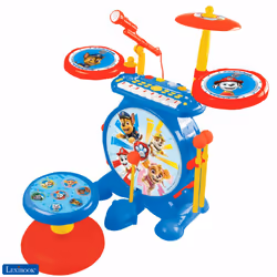 Lexibook Paw Patrol K610PA, Ensemble de jouets de musique, Ensemble de batterie, Clavier MIDI, AA, Multicolore