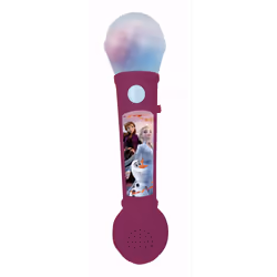 Microphone Lumineux avec Mélodies et Effets Sonores Reines des Neiges