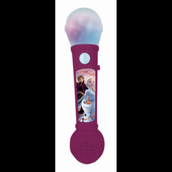 Microphone Lumineux avec Mélodies et Effets Sonores Reines des Neiges