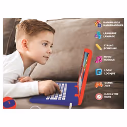 Lexibook Spider-Man Ordinateur Portable Éducatif Enfant Bilingue Bleu Rouge - Vue supplémentaire 5