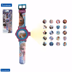 Lexibook Montre digitale avec projection de 20 images design Reine des Neiges