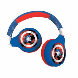 Casque 2 en 1 Avengers Bluetooth et Filaire avec limitation de son