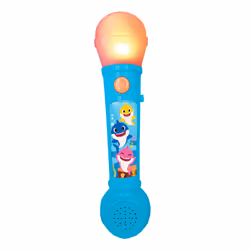Microphone Lumineux avec Mélodies et Effets Sonores Baby Shark