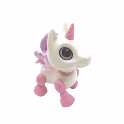 Power Unicorn Mini - Licorne robot avec effets lumineux et sonores, contrôle par claquement de main, répétition
