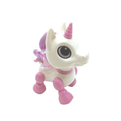 Power Unicorn Mini - Licorne robot avec effets lumineux et sonores, contrôle par claquement de main, répétition