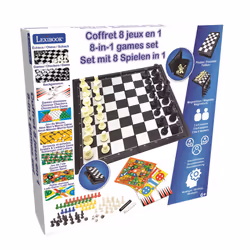 Lexibook JGM800-00 jeu de société Coffret 8 jeux en 1, Échecs Education - Vue supplémentaire 4